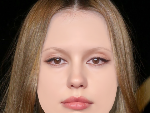 Mia Goth Head - No Hair - Low poly head for game 3D Model