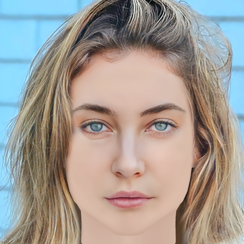 Mavournee Hazel Head - No Hair - Low poly head for game Model 3D .c4d .max .obj .3ds .fbx .stl .blend