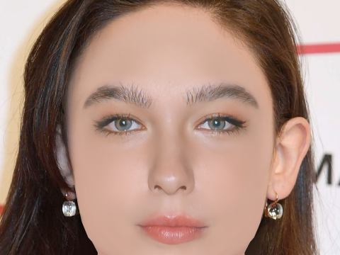 Matilda De Angelis Head - No Hair - Low poly head for game 3D मॉडल