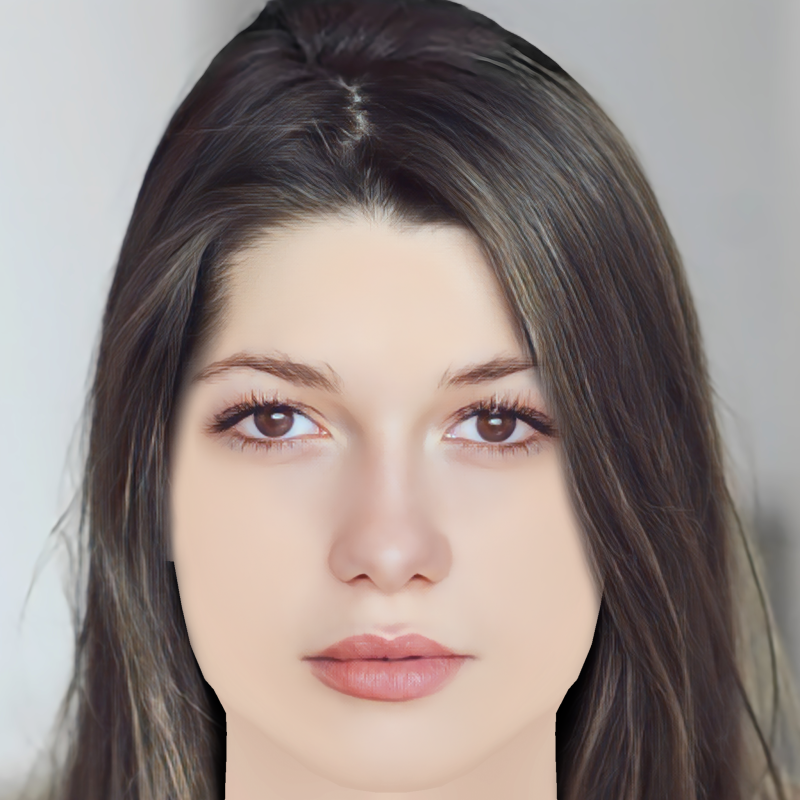 Mathilde Ollivier Head - No Hair - Low poly head for game Model 3D .c4d .max .obj .3ds .fbx .stl .blend 