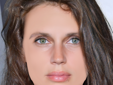 Marine Vacth Head - No Hair - Low poly head for game 3Dモデル