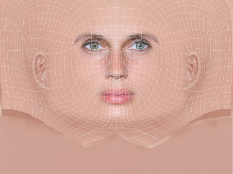 Marine Vacth Head - No Hair - Low poly head for game 3D 模型