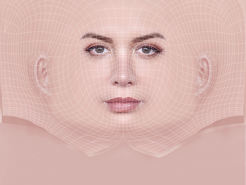 Maria Hervas Head - No Hair - Low poly head for game Modèle 3D
