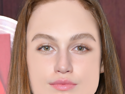 Madison Lintz Head - No Hair - Low poly head for game 3D-Modell