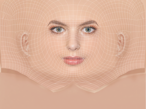 Lyliana Wray Head - No Hair - Low poly head for game 3D Модель
