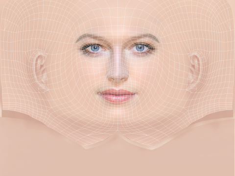 Lily Travers Head - No Hair - Low poly head for game 3D Model