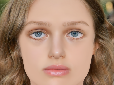 Lily Taieb Head - No Hair - Low poly head for game 3Dモデル
