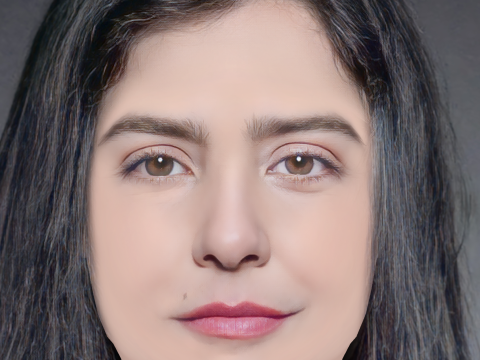 Leticia Sabatella Head - No Hair - Low poly head for game 3D Model