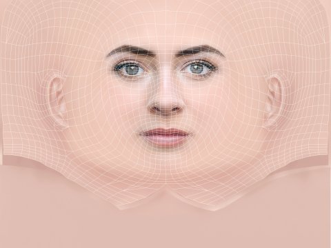 Lara McDonnell Head - No Hair - Low poly head for game 3D Model