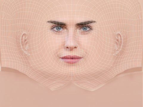 Karla Souza Head - No Hair - Low poly head for game 3Dモデル
