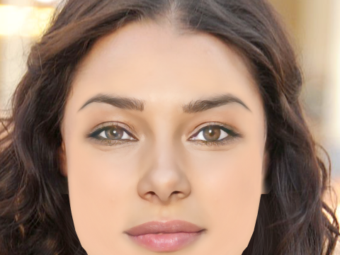 Jessica Parker Kennedy Head - No Hair - Low poly head for game 3D Model