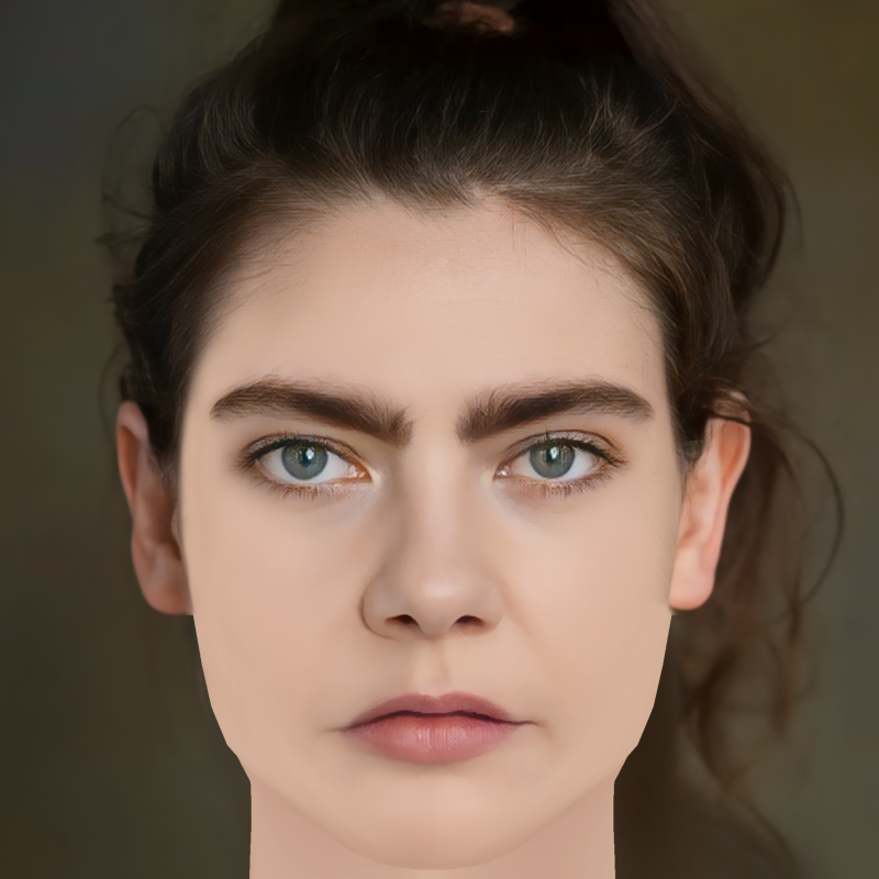Isobel Jesper Jones Head - No Hair - Low poly head for game 3D 模型 .c4d .max .obj .3ds .fbx .stl .blend