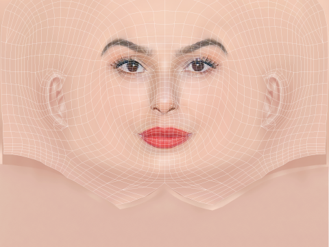 Isis Valverde Head - No Hair - Low poly head for game 3D Model