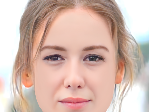 Irina Starshenbaum Head - No Hair - Low poly head for game 3Dモデル