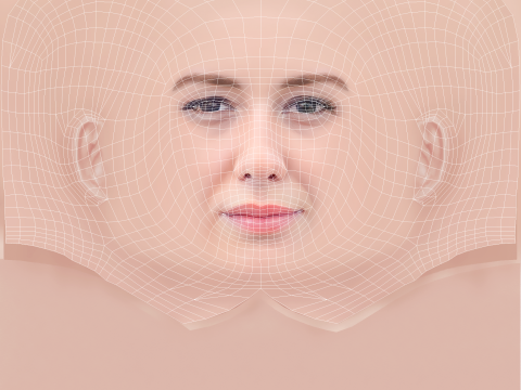 Irina Starshenbaum Head - No Hair - Low poly head for game 3D मॉडल