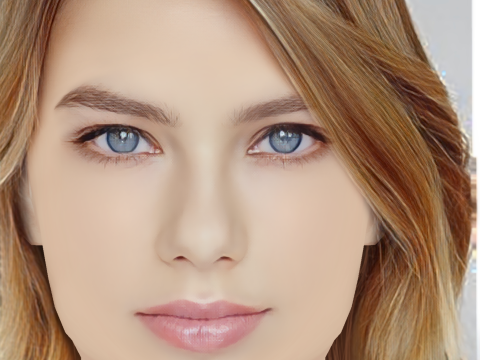Indiana Evans Head - No Hair - Low poly head for game 3D Model