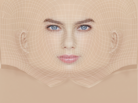 Indiana Evans Head - No Hair - Low poly head for game 3D 模型