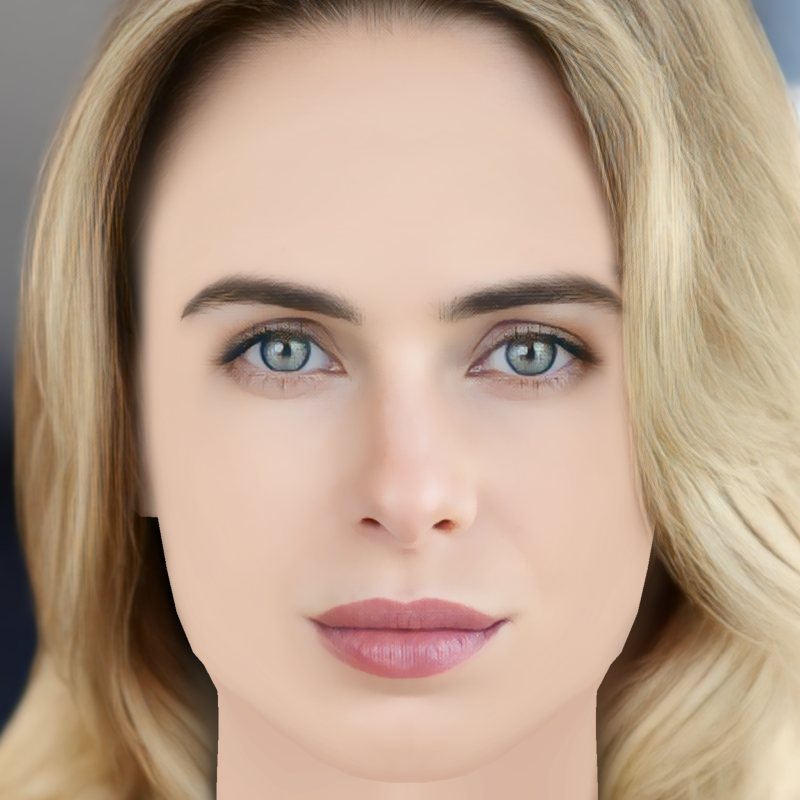 Holly Deveaux Head - No Hair - Low poly head for game Modello 3D .c4d .max .obj .3ds .fbx .stl .blend