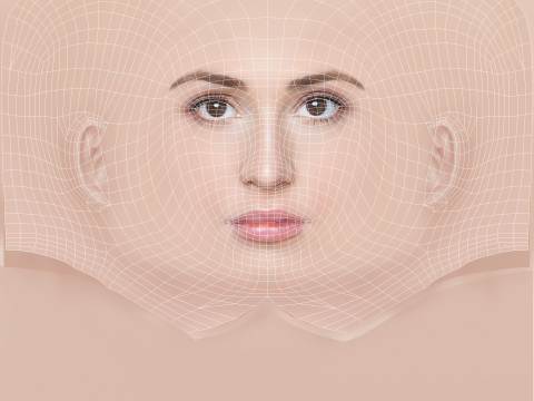 Hannah Vandenbygaart Head - No Hair - Low poly head for game 3D Model