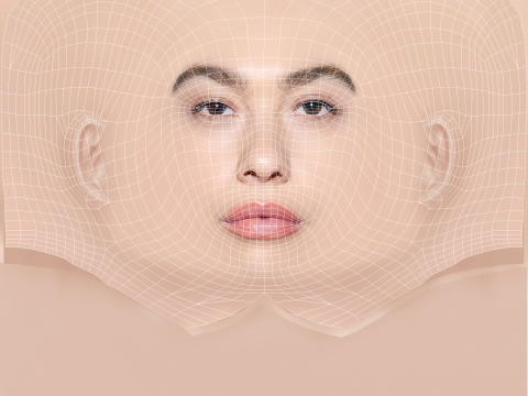 Greta Fernandez Head - No Hair - Low poly head for game 3D-Modell