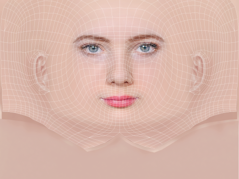 Freya Allan Head - No Hair - Low poly head for game Model 3D