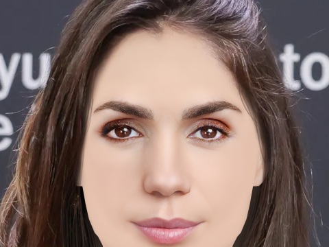 Elena Furiase Head - No Hair - Low poly head for game Modelo 3D
