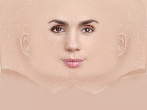 Elena Furiase Head - No Hair - Low poly head for game Modelo 3D