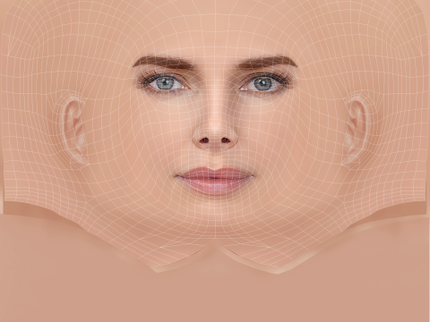Elizaveta Boyarskaya Head - No Hair - Low poly head for game Modèle 3D