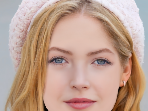 Ellie Bamber Head - No Hair - Low poly head for game 3D मॉडल