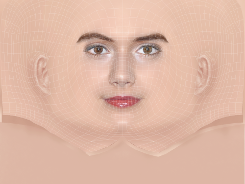 Emilia Jones Head - No Hair - Low poly head for game 3D 모델