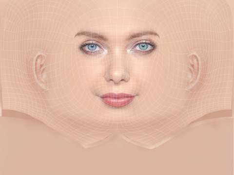 Emilia McCarthy Head - No Hair - Low poly head for game 3D Model