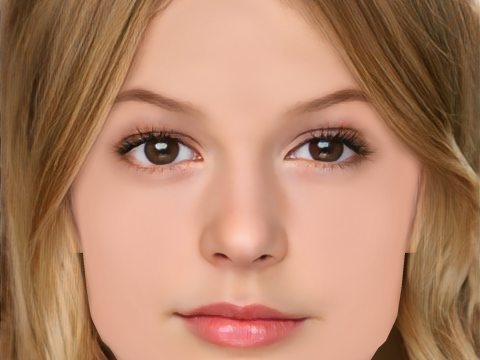 Emily Alyn Lind Head - No Hair - Low poly head for game 3D Model