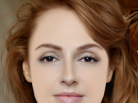 Cristina Castano Head - No Hair - Low poly head for game 3D Model