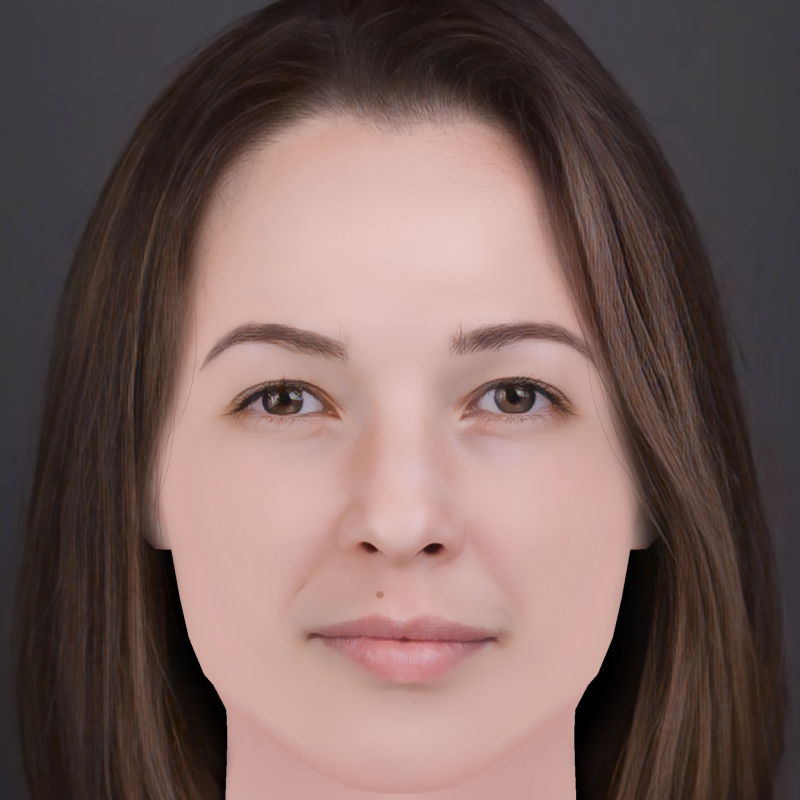 Anastasia Reshetnikova Head - No Hair - Low poly head for game Modelo 3D .c4d .max .obj .3ds .fbx .stl .blend