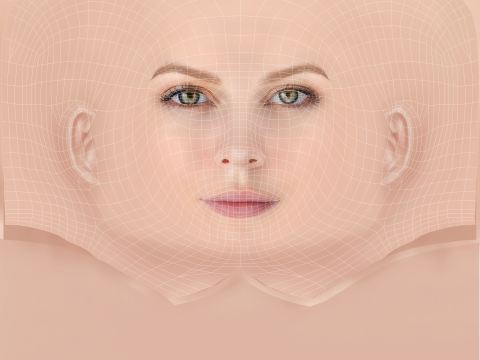 Anastasiya Stezhko Head - No Hair - Low poly head for game 3D-Modell