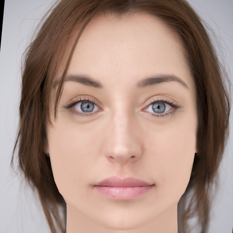 Andrea Trepat Head - No Hair - Low poly head for game 3Dモデル .c4d .max .obj .3ds .fbx .stl .blend