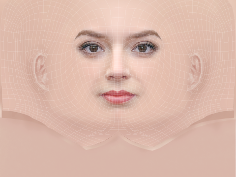 Anya Taylor-Joy Head - No Hair - Low poly head for game Model 3D