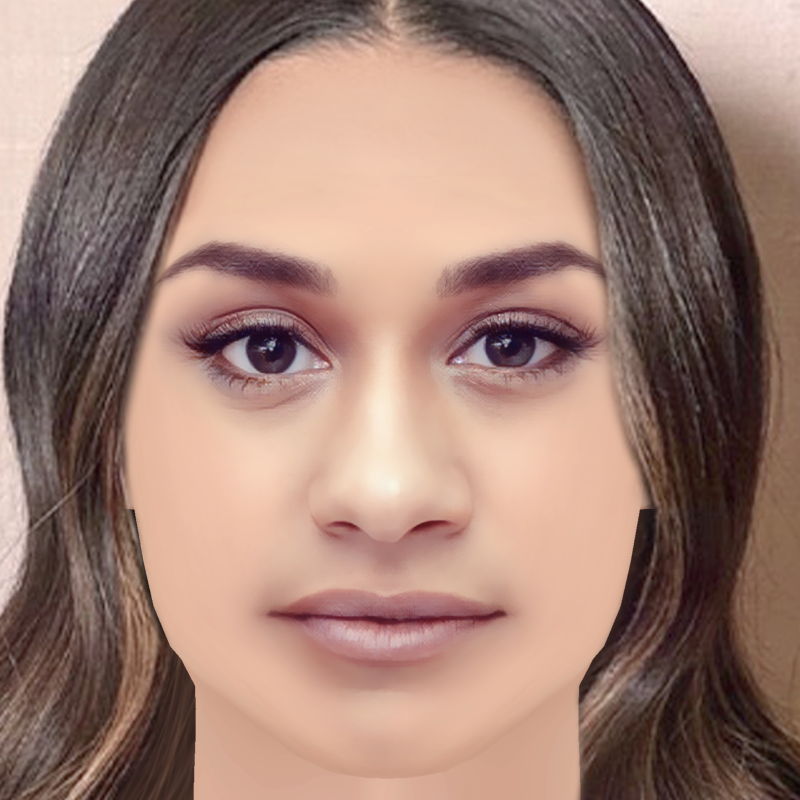 Ariana DeBose Head - No Hair - Low poly head for game Modelo 3D .c4d .max .obj .3ds .fbx .stl .blend