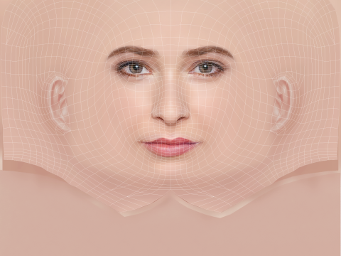 Ashleigh Cummings Head - No Hair - Low poly head for game 3D Model