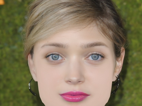 Bella Heathcote Head - No Hair - Low poly head for game 3D Model
