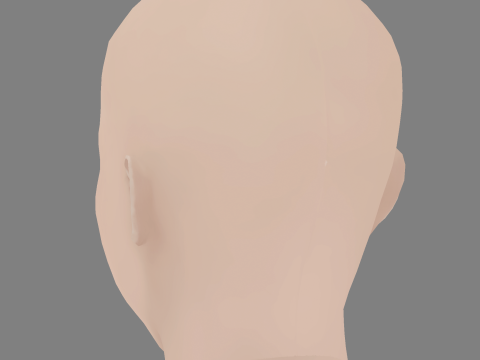 Blanca Suarez Head - No Hair - Low poly head for game 3D Model