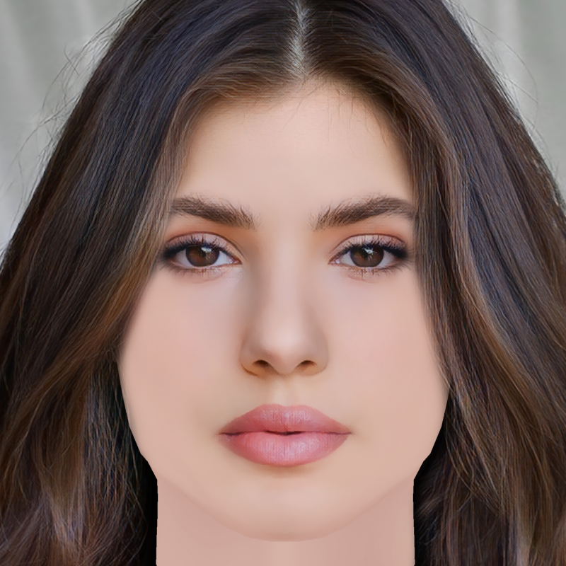 Camila Queiroz Head - No Hair - Low poly head for game Modelo 3D .c4d .max .obj .3ds .fbx .stl .blend
