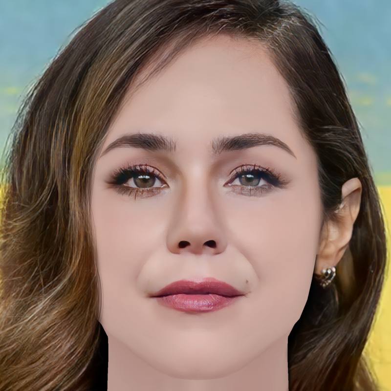 Camila Sodi Head - No Hair - Low poly head for game Modelo 3D .c4d .max .obj .3ds .fbx .stl .blend