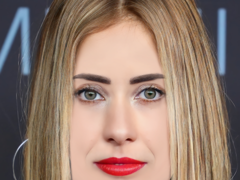 Carmen Aub Head - No Hair - Low poly head for game 3D Model