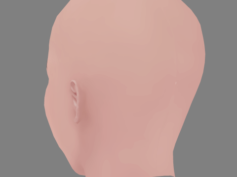 Carolina Yuste Head - No Hair - Low poly head for game Modèle 3D