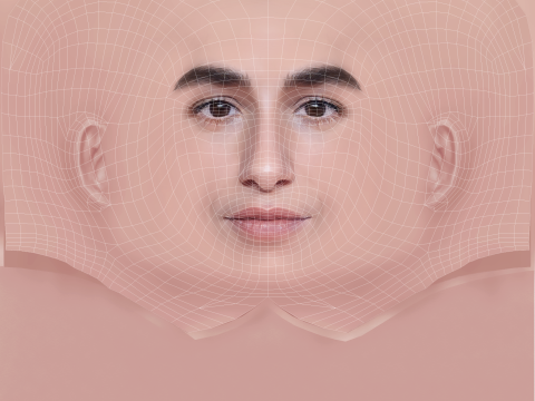 Carolina Yuste Head - No Hair - Low poly head for game Modèle 3D