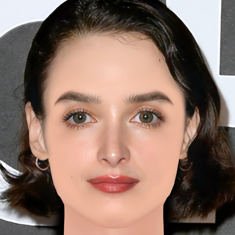 Charlotte Le Bon Head - No Hair - Low poly head for game Model 3D .c4d .max .obj .3ds .fbx .stl .blend