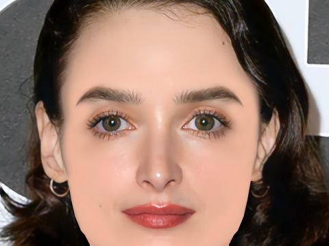 Charlotte Le Bon Head - No Hair - Low poly head for game 3D Model