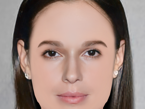 Chiara Baschetti Head - No Hair - Low poly head for game Modelo 3D