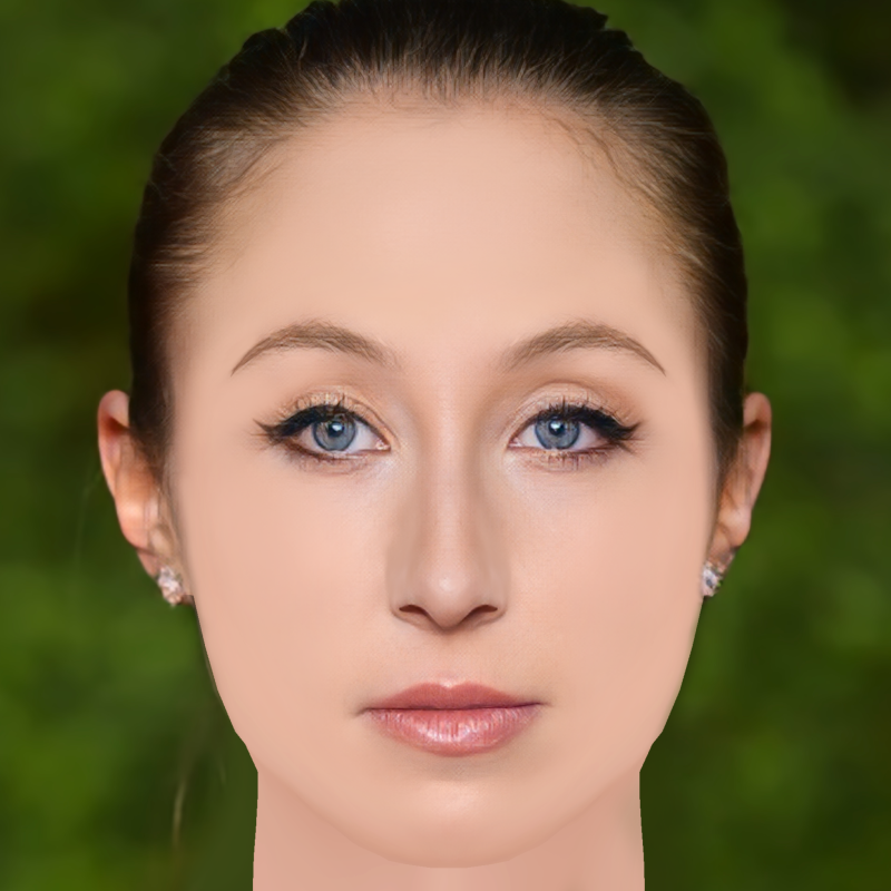 Erin Doherty Head - No Hair - Low poly head for game 3D Model .c4d .max .obj .3ds .fbx .stl .blend